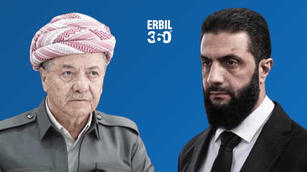 ئەحمەد شەرع پەیوەندیی بە سەرۆک بارزانییەوە کرد؛ "کورد سەرەکییە لە سووریا"